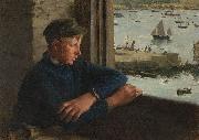 Henry Scott Tuke The Look Out oil painting